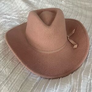 Brixton cowboy/ cowgirl pink hat.